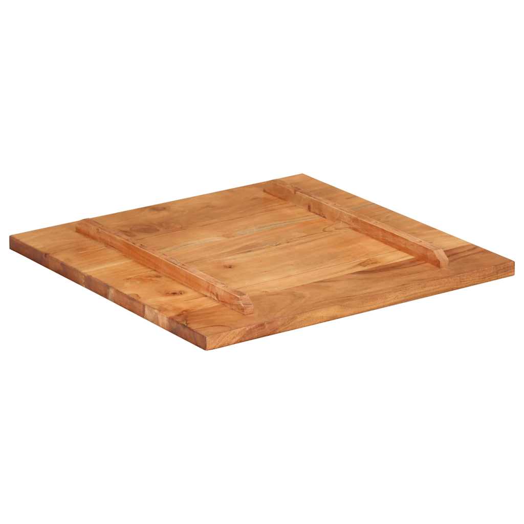 Tischplatte Massivholz Akazie 25-27 mm 60x60 cm