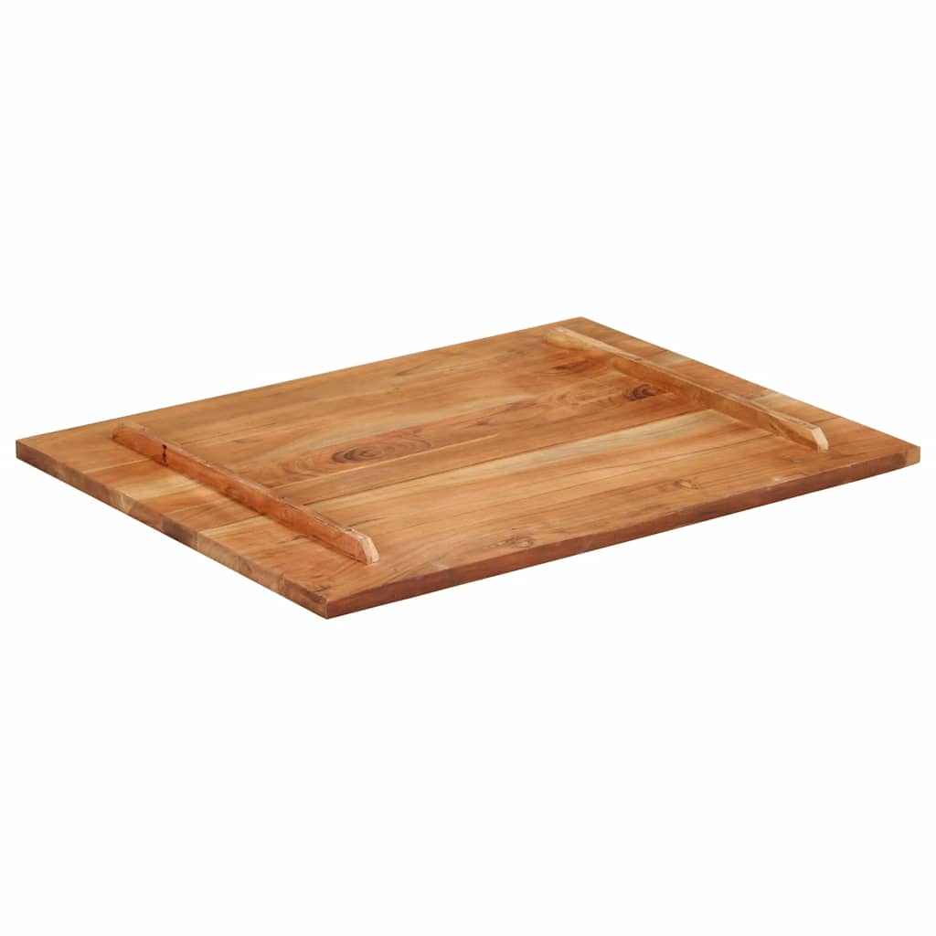 Tischplatte Massivholz Akazie 25-27 mm 70x90 cm