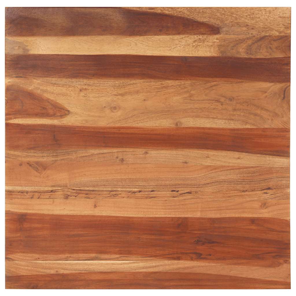 Tischplatte Massivholz Akazie 25-27 mm 80x80 cm
