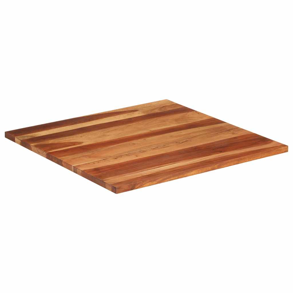 Tischplatte Massivholz Akazie 25-27 mm 80x80 cm