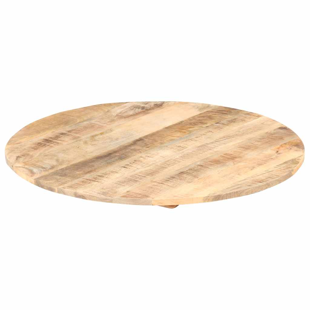 Tischplatte Massivholz Mango Rund 15-16 mm 50 cm