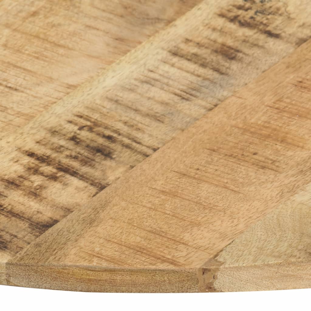 Tischplatte Massivholz Mango Rund 15-16 mm 70 cm