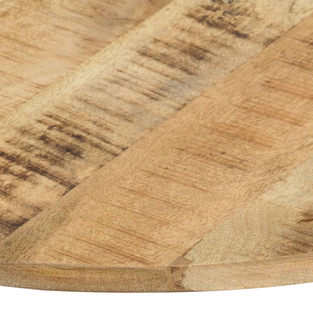 Tischplatte Massivholz Mango Rund 15-16 mm 80 cm