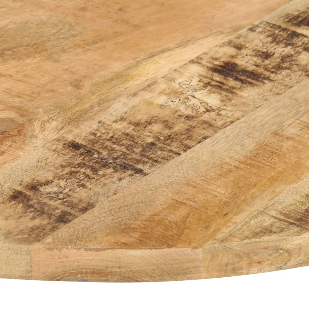 Tischplatte Massivholz Mango Rund 25-27 mm 60 cm