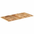Tischplatte Massivholz Mango 25-27 mm 120x60 cm