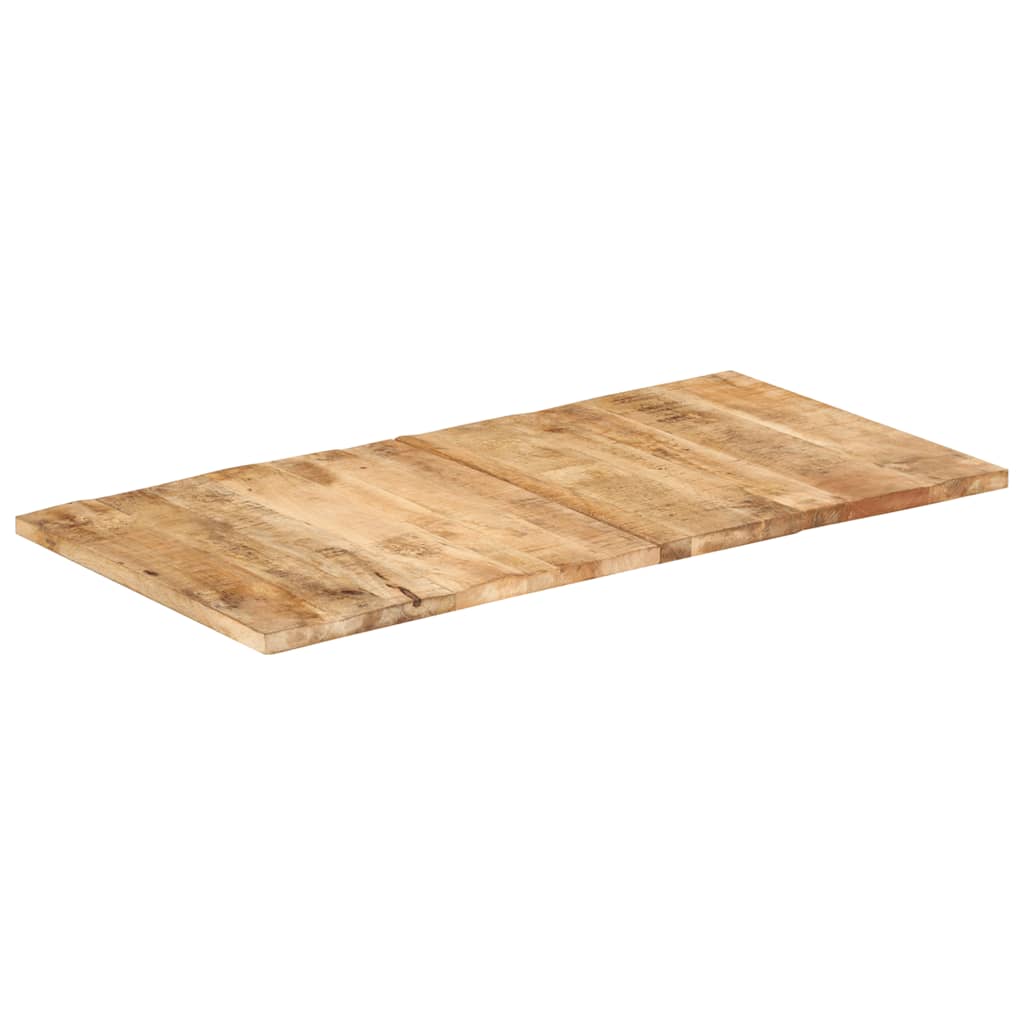 Tischplatte Massivholz Mango 25-27 mm 120x60 cm