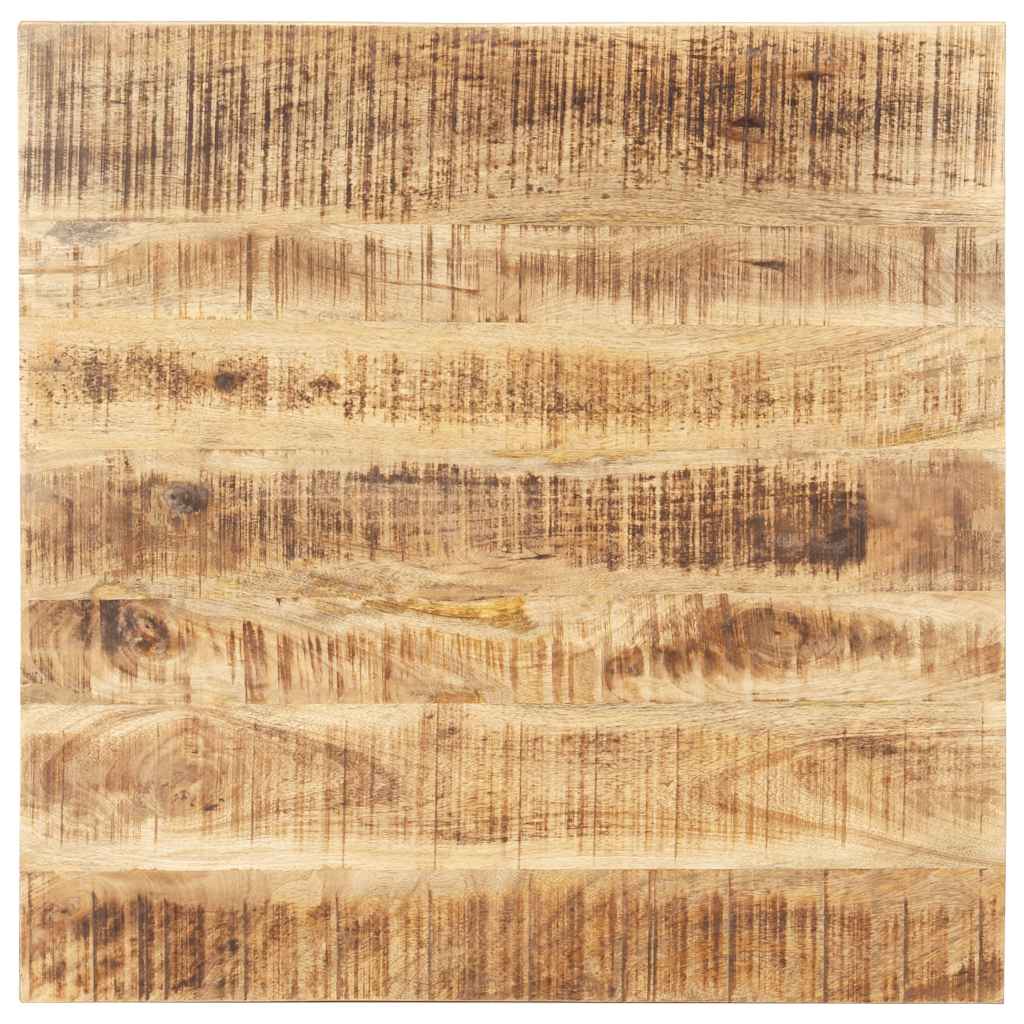 Tischplatte Massivholz Mango 25-27 mm 80x80 cm