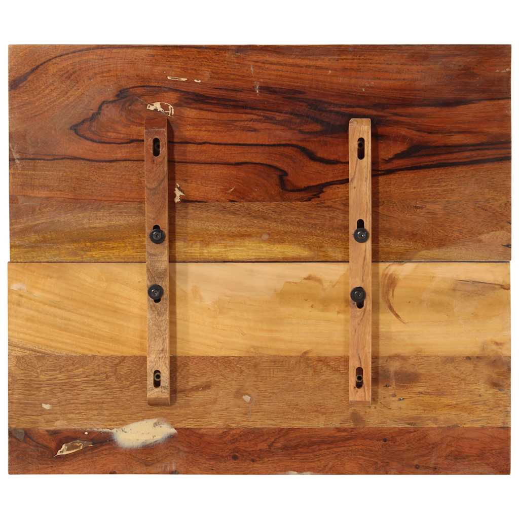 Tischplatte Rechteckig 60x70 cm 15-16 mm Altholz Massiv