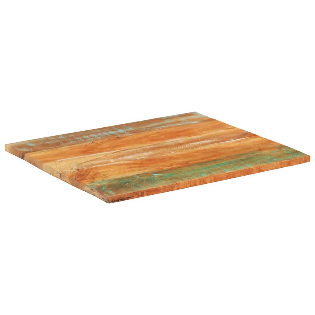 Tischplatte Rechteckig 70x80 cm 25-27 mm Altholz Massiv