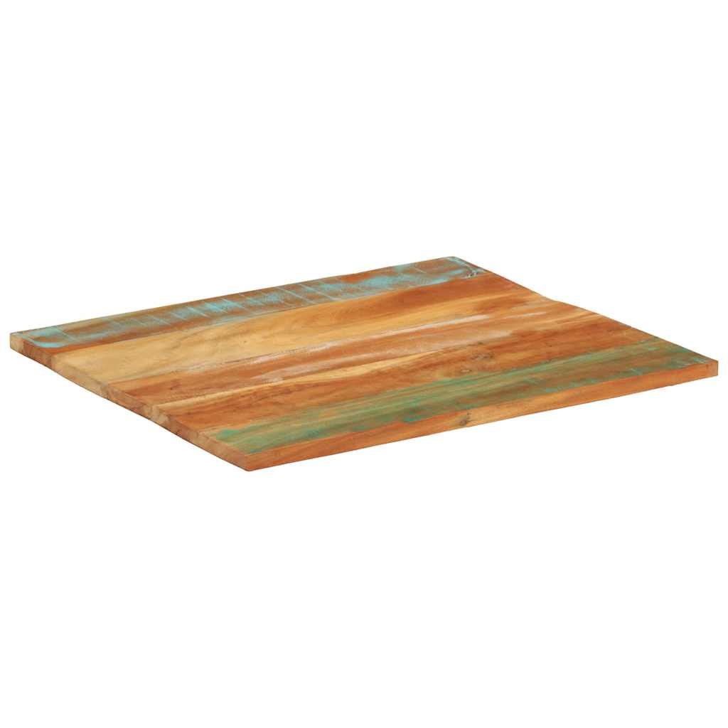Tischplatte Rechteckig 70x80 cm 25-27 mm Altholz Massiv