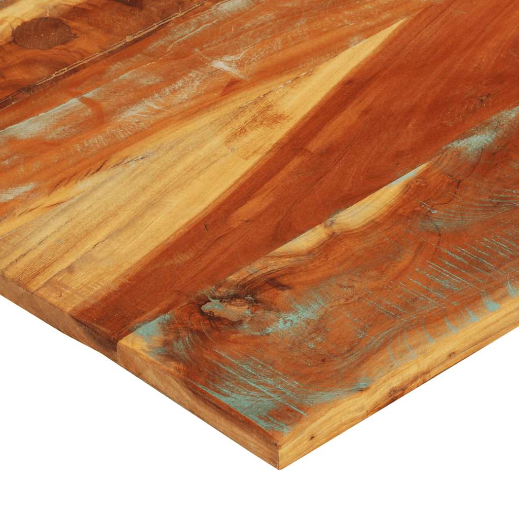 Tischplatte Rechteckig 70x80 cm 25-27 mm Altholz Massiv