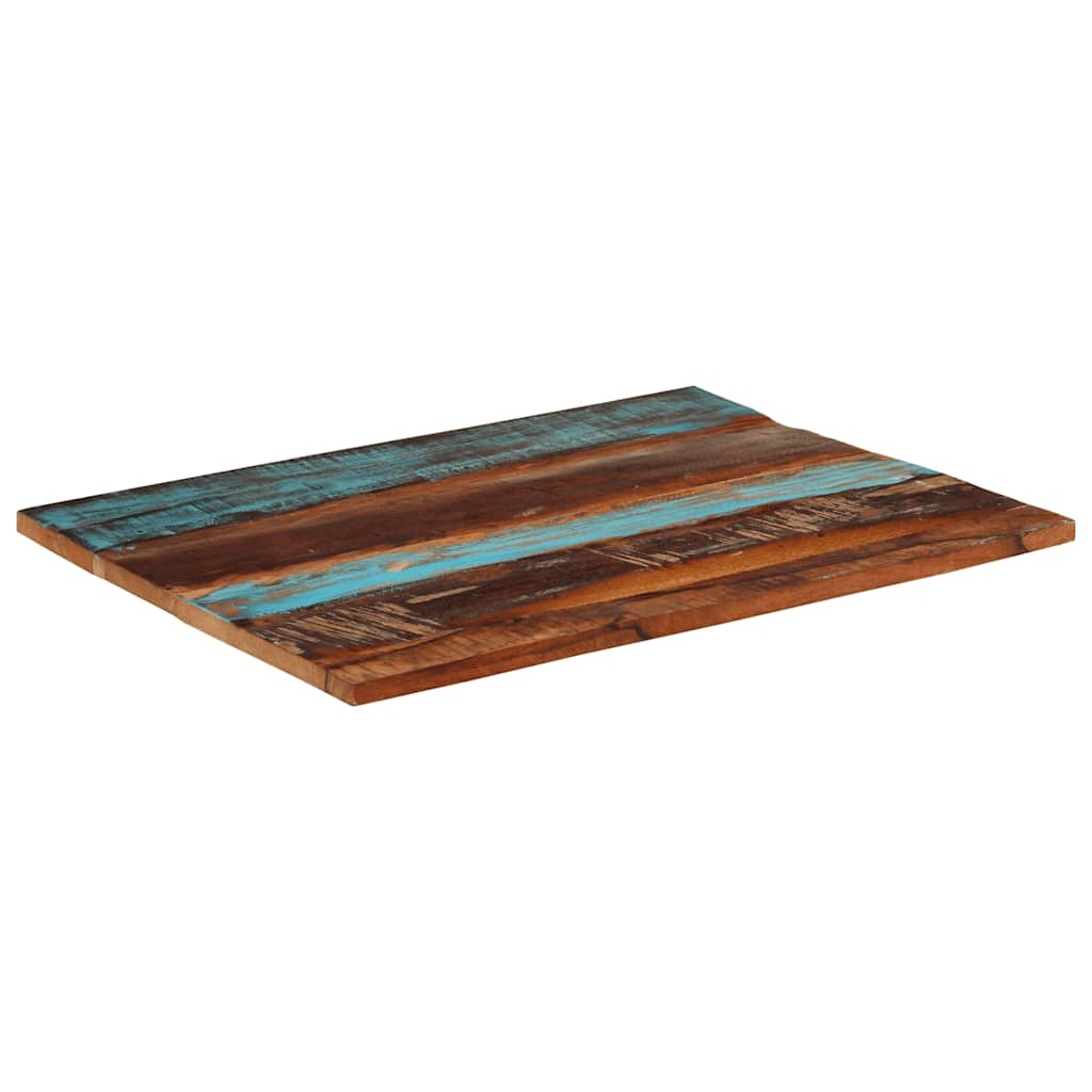 Tischplatte Rechteckig 70x90 cm 25-27 mm Altholz Massiv
