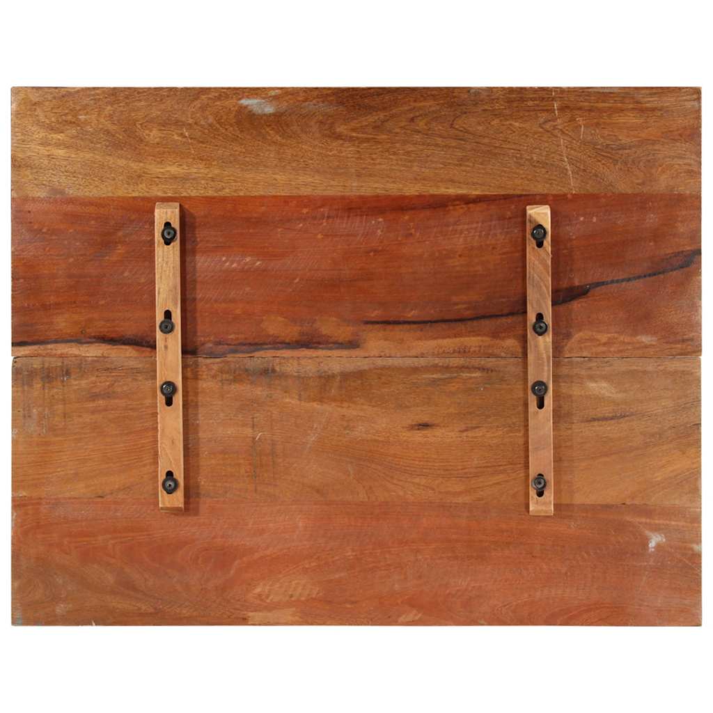 Tischplatte Rechteckig 70x90 cm 25-27 mm Altholz Massiv