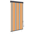 Außenrollo 80 x 250 cm Gelb und Blau