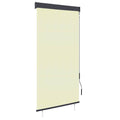 Außenrollo 100 x 250 cm Cremeweiß