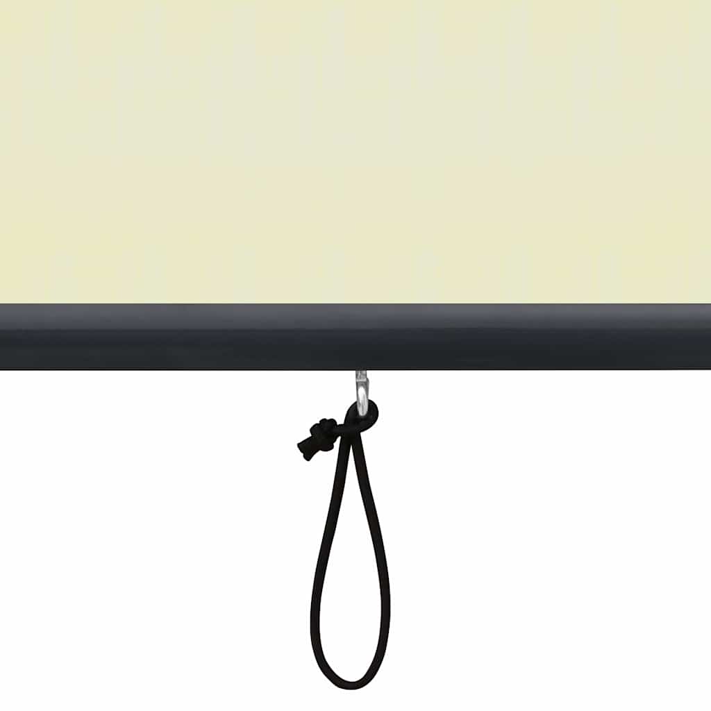 Außenrollo 120 x 250 cm Cremeweiß