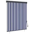 Außenrollo 140x250 cm Blau und Weiß