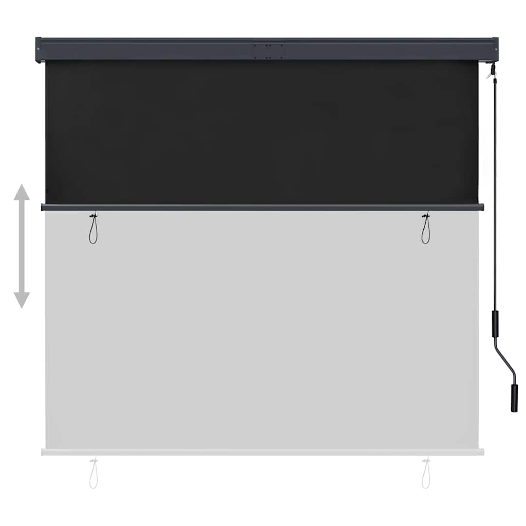 Außenrollo 160x250 cm Anthrazit