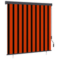 Außenrollo 160x250 cm Orange und Braun