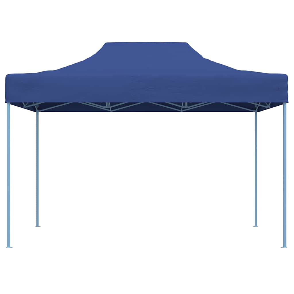 Profi-Partyzelt Faltbar 3x4 m Stahl Blau