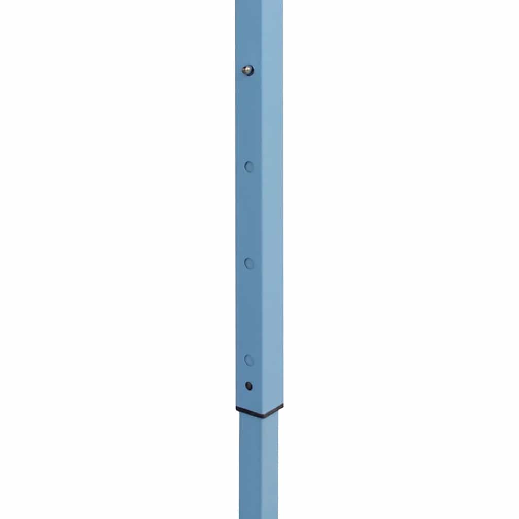Profi-Partyzelt Faltbar mit 4 Seitenwänden 280x410x315 cm Stahl Weiß