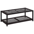 Schuhbank Schwarz 80 x 40 x 30 cm Poly Rattan