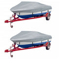 Bootspersenninge 2 Stk. Grau Länge 427-488 cm Breite 173 cm