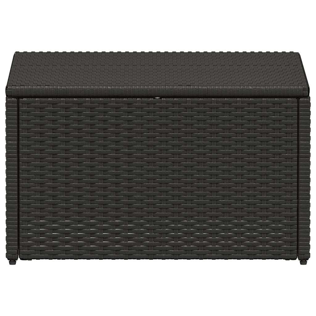 4-tlg. Garten-Lounge-Set mit Kissen Poly-Rattan Braun