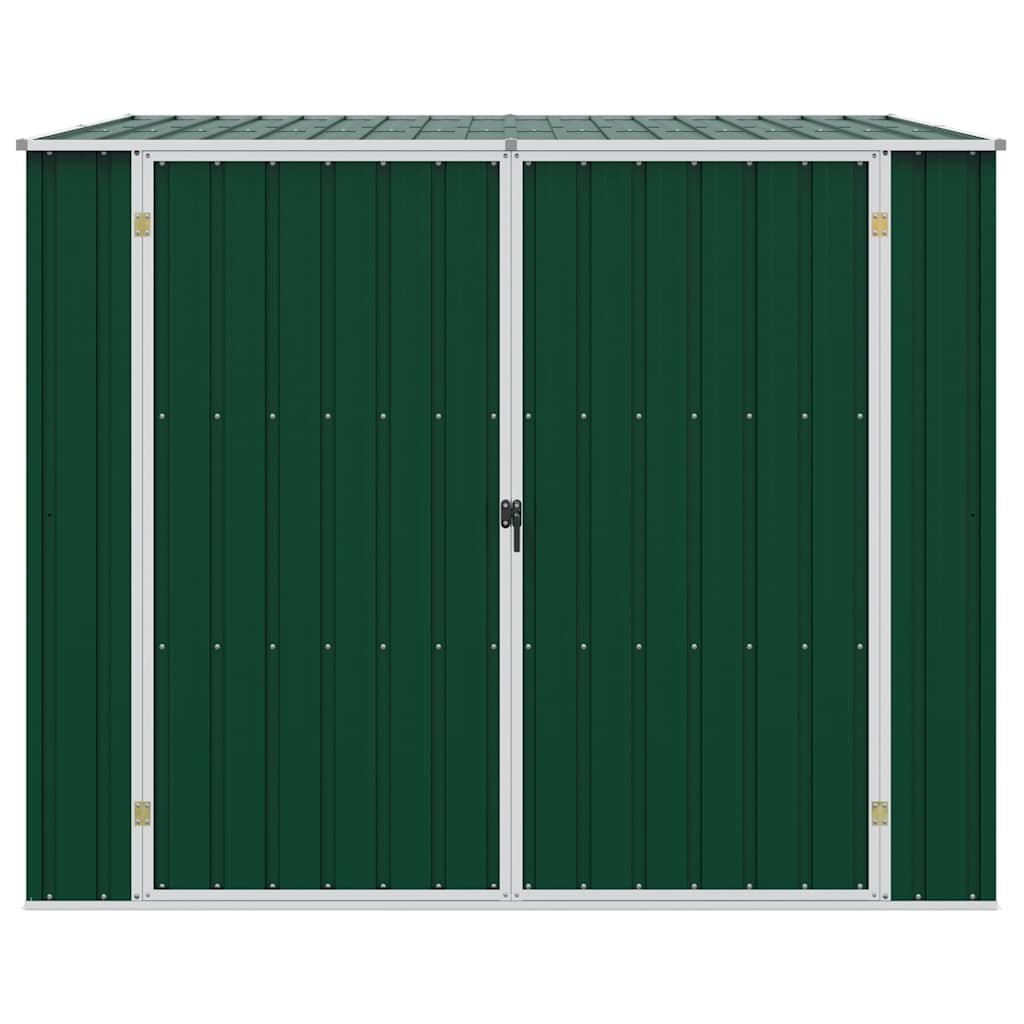 Gerätehaus Grün 195x198x159 cm Verzinkter Stahl