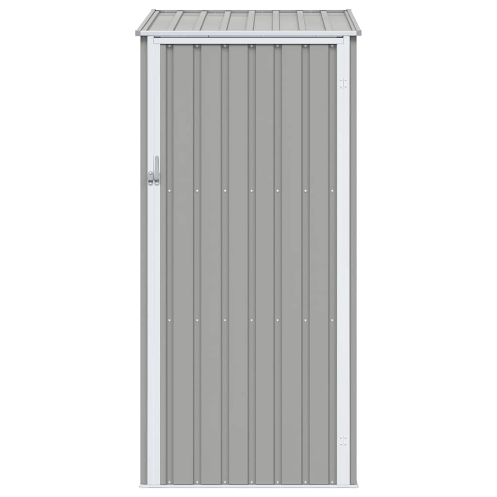 Gerätehaus Grau 87x98x159 cm Verzinkter Stahl