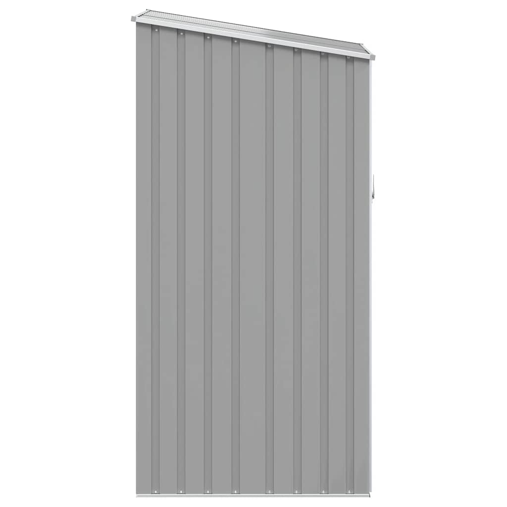 Gerätehaus Grau 87x98x159 cm Verzinkter Stahl