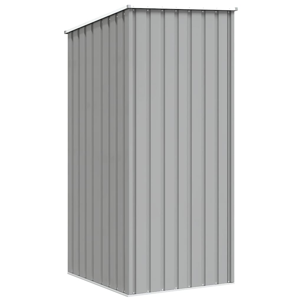 Gerätehaus Grau 87x98x159 cm Verzinkter Stahl