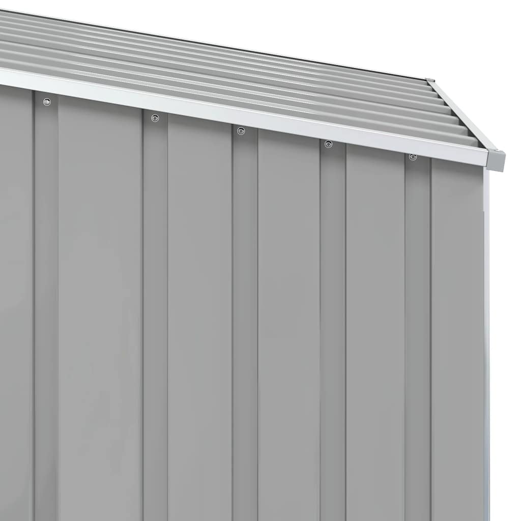 Gerätehaus Grau 87x98x159 cm Verzinkter Stahl