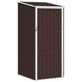 Gerätehaus Braun 87x98x159 cm Verzinkter Stahl