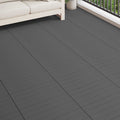 Terrassenfliese 6 pcs Grau 60 x 30 cm WPC