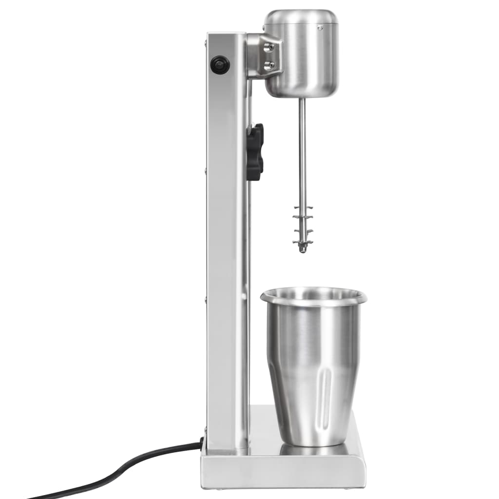 Milchshake-Mixer mit zwei Bechern Edelstahl 2 L