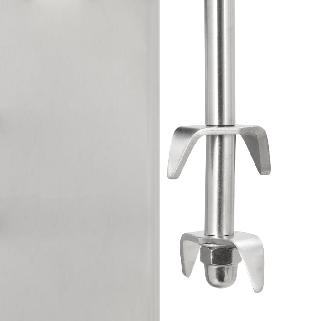 Milchshake-Mixer mit zwei Bechern Edelstahl 2 L