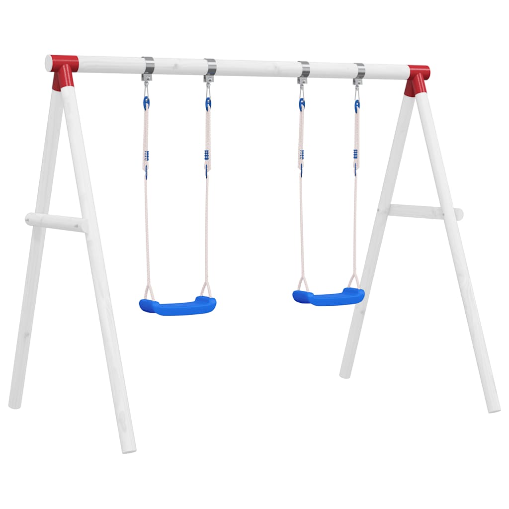 Schaukelsitze mit Seilen 2 Stk. Blau 38x16 cm Polyethene