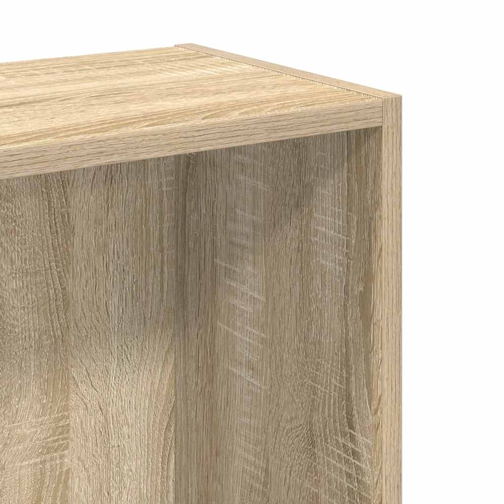 Bücherregal Sonoma-Eiche 80x24x75 cm Holzwerkstoff