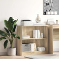 Bücherregal Sonoma-Eiche 80x24x75 cm Holzwerkstoff