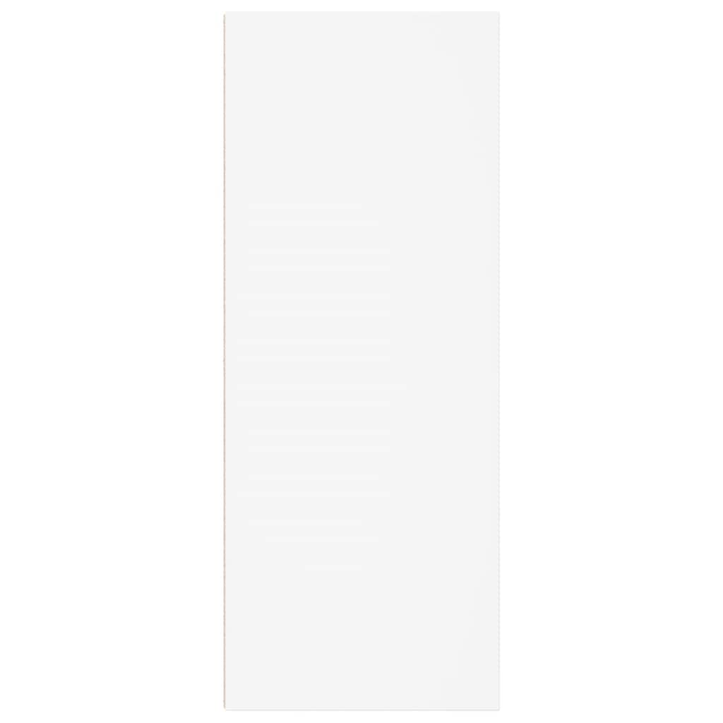 Bücherregal 2 Fächer Weiß 40x30x76,5 cm Holzwerkstoff