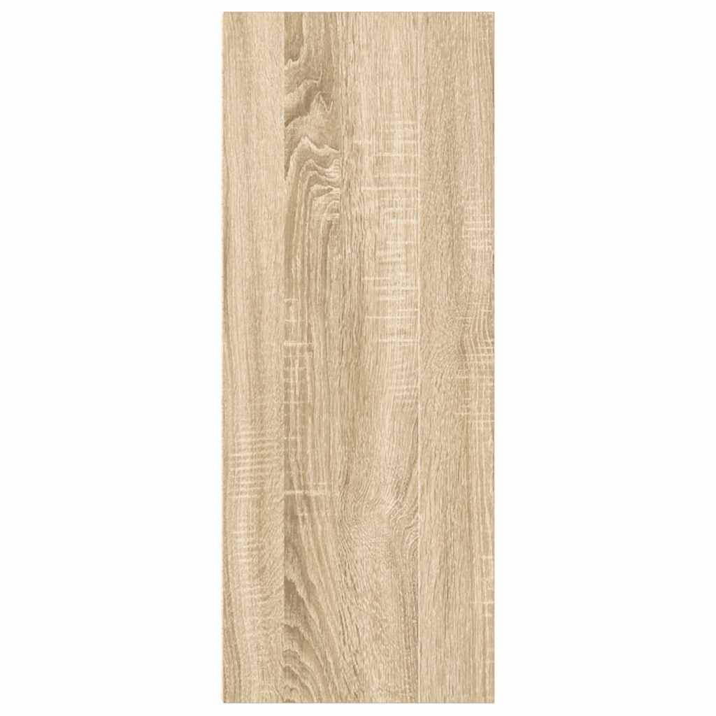 Bücherregal 2 Fächer Sonoma-Eiche 40x30x76,5 cm Holzwerkstoff
