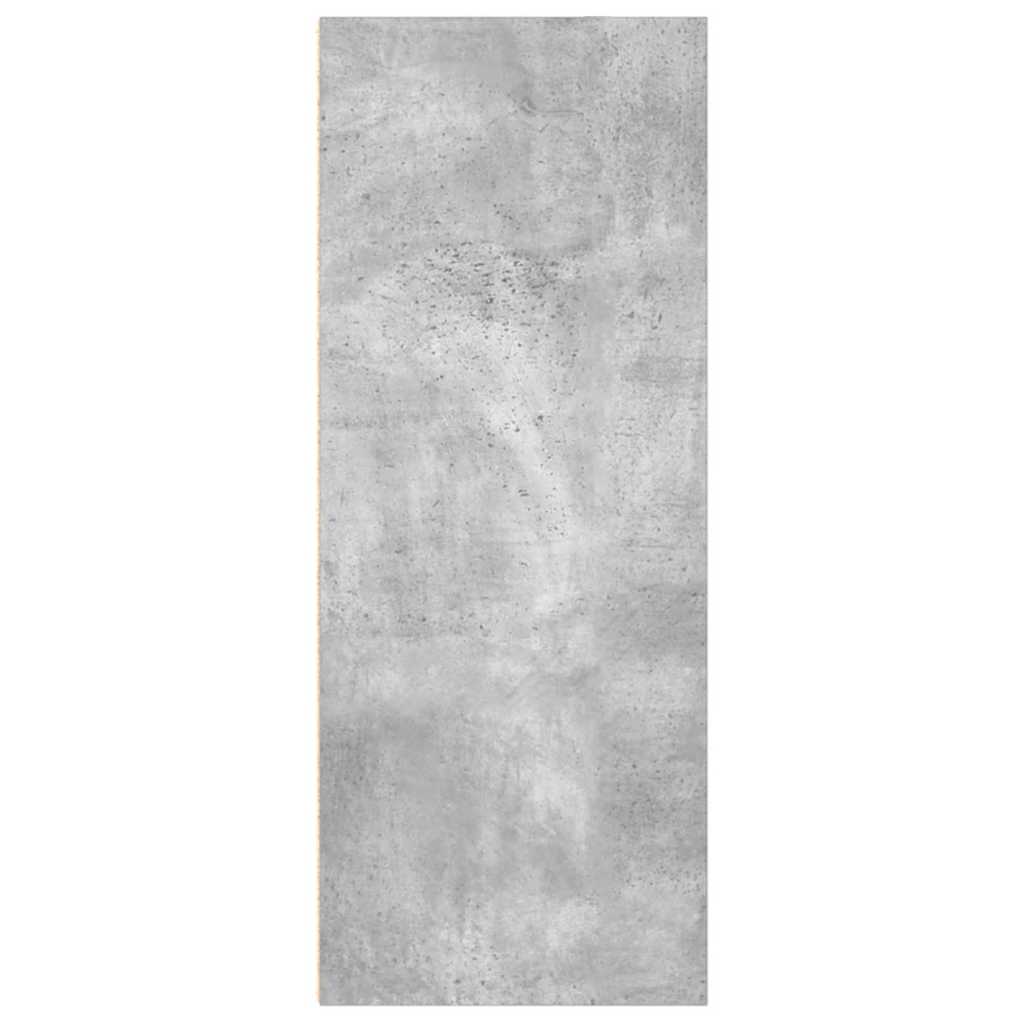 Bücherregal 2 Fächer Betongrau 40x30x76,5 cm Holzwerkstoff