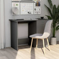 Schreibtisch Grau 100x50x76 cm Holzwerkstoff