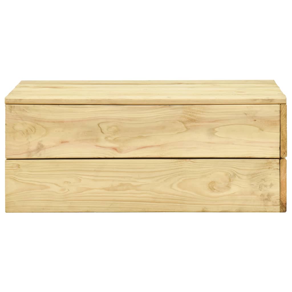 Gartentisch 75x75x31 cm Kiefernholz Imprägniert