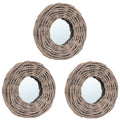 Spiegel 3 Stk. 15 cm Weide