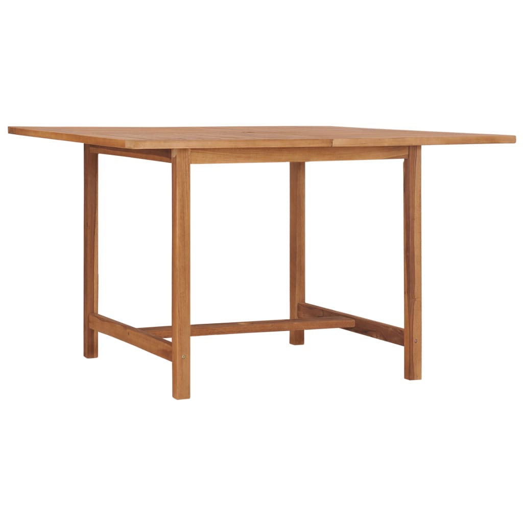 Gartentisch 120x120x75 cm Teakholz Massiv