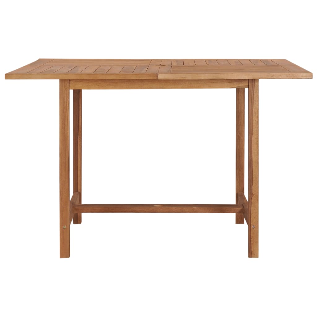 Gartentisch 120x120x75 cm Teakholz Massiv