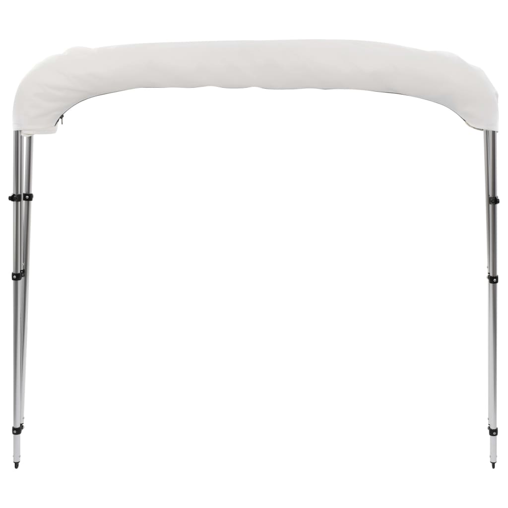 3-Bow Bimini Top Weiß 183x180x137 cm