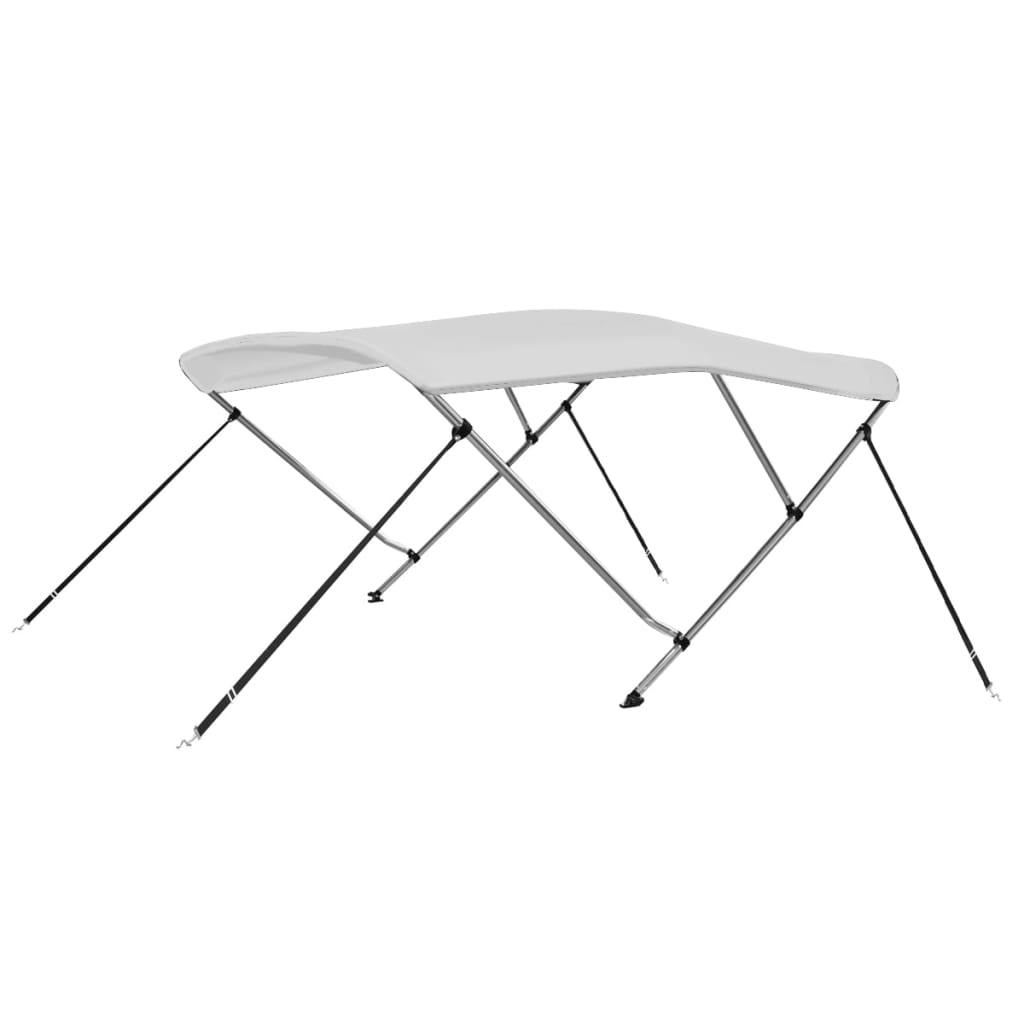 3-Bow Bimini Top Weiß 183x196x137 cm